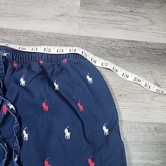 Ralph Lauren Mens blue Sleep  Shorts Sz M - Picture 4 of 8